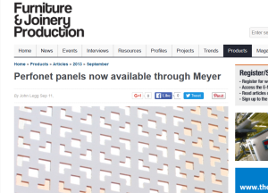 Perfonet panels now available through Meyer